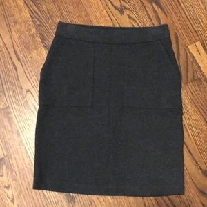 LOFT dark grey skirt.